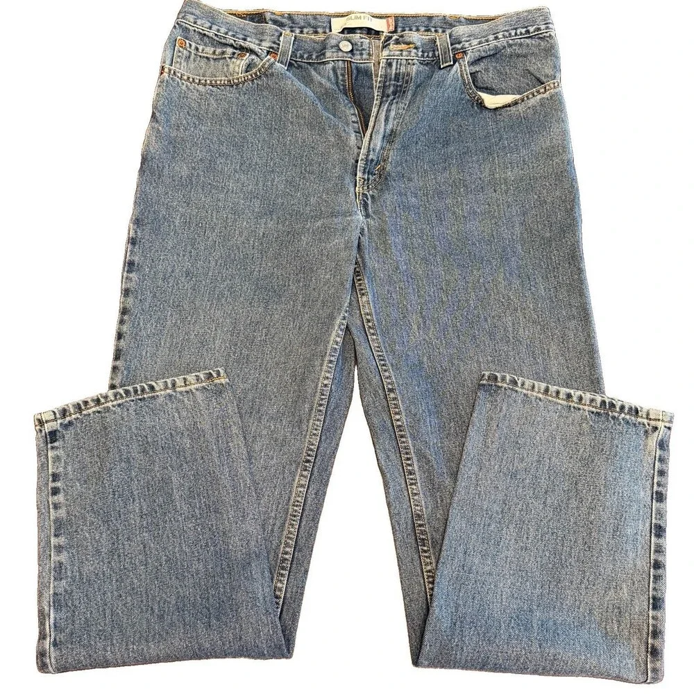 Levi's Men's 512 Jeans 38x32 Slim Fit Straight Leg, Blue Medium Wash Denim 2009